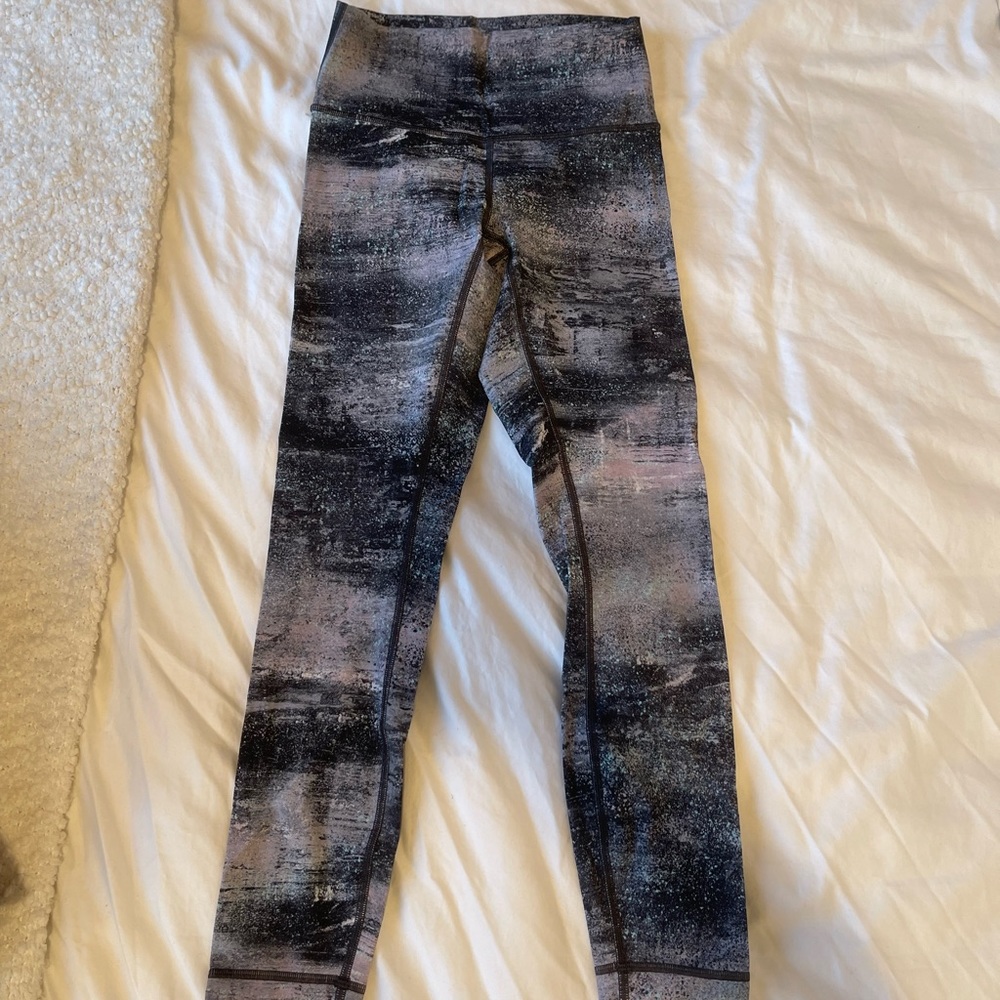 Lululemon align pant, galaxy print